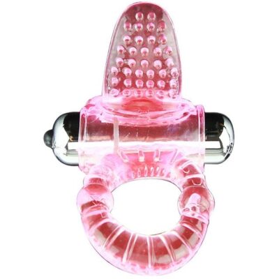 BAILE - ANNEAU PÉNIS VIBRATEUR ROSE SWEET ABS 10 RYTHMES -