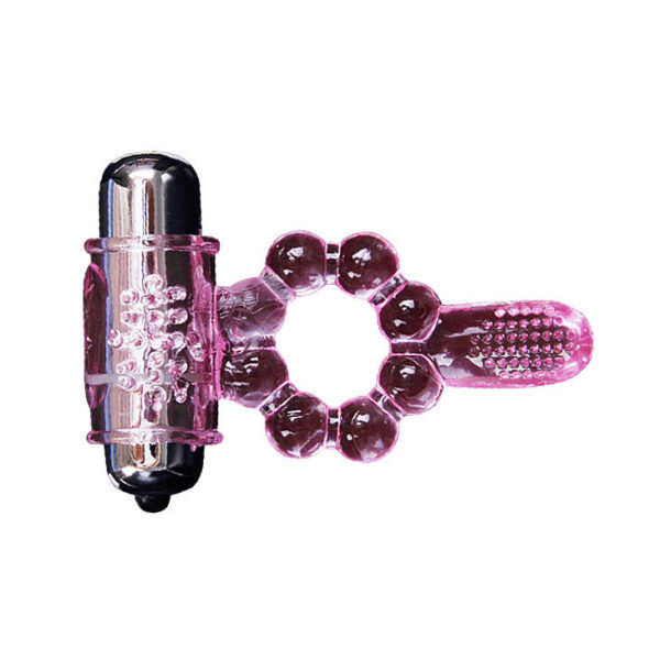 BAILE - ANNEAU SILICONE 10 RYTHMES DE LANGUE AVEC VIBRATION ROSE - – Image 6