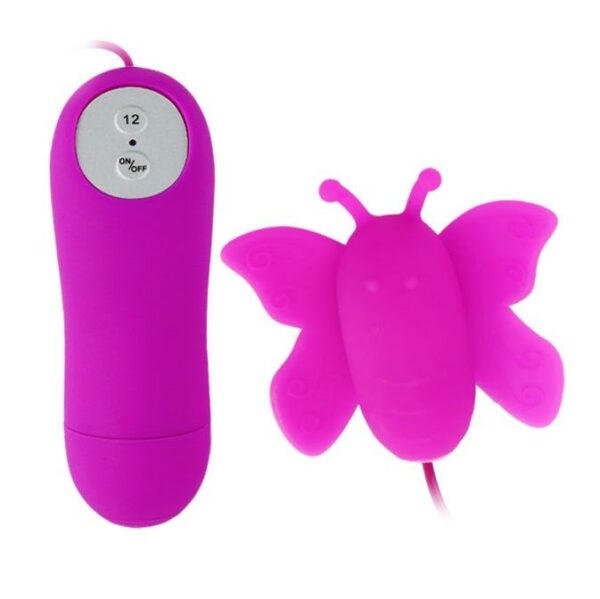 BAILE - LOVE EGGS STIMULATEUR DE CLITORIS PAPILLON 12 VITESSES TÉLÉCOMMANDE LILAS -