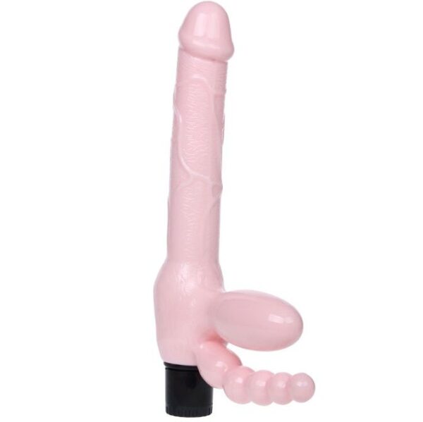 BAILE - HARNAIS SANS CORDE TPR AVEC VIBRATION ET STIMULATION ANAL 25.4 CM - – Image 3