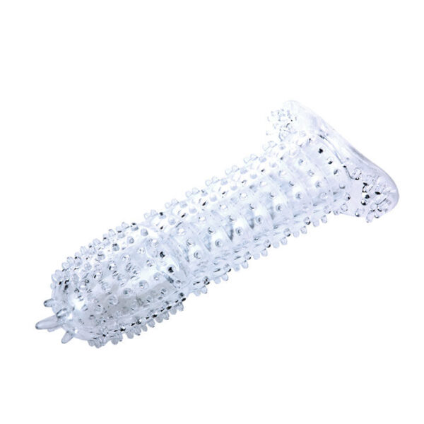BAILE - GAINE PÉNIENNE  POINTS STIMULANTS VIOLET 14 CM - – Image 2