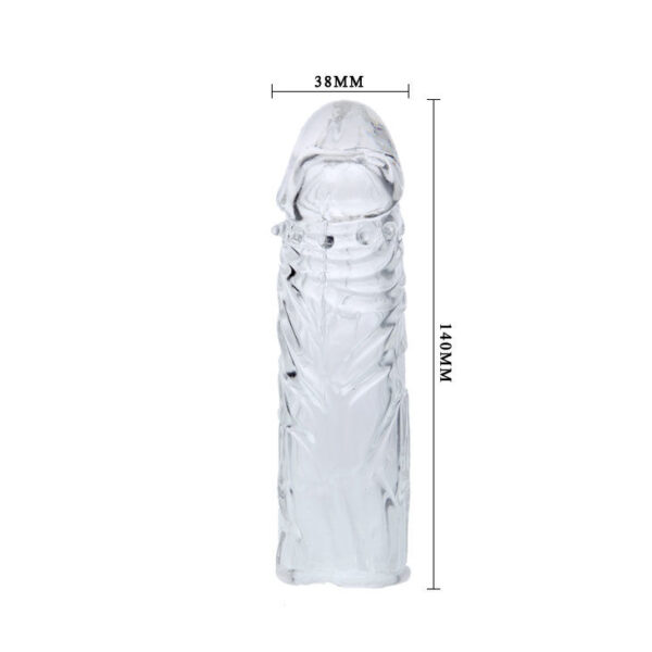 BAILE - HOUSSE LILAS POUR LE PÉNIS EN SILICONE ADAPTABLE 13 CM - – Image 6
