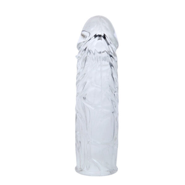 BAILE - COUVERCLE DE PÉNIS EN SILICONE TRANSPARENT 13 CM - – Image 3