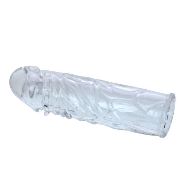 BAILE - COUVERCLE DE PÉNIS EN SILICONE TRANSPARENT 13 CM - – Image 5