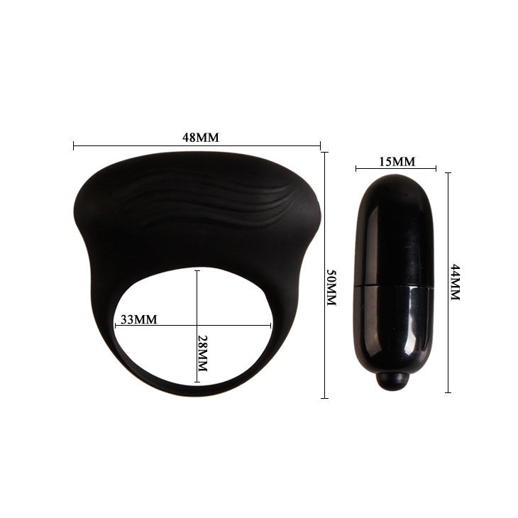 PRETTY LOVE - ANNEAU VIBRATEUR NOIR BERTRAM - – Image 5