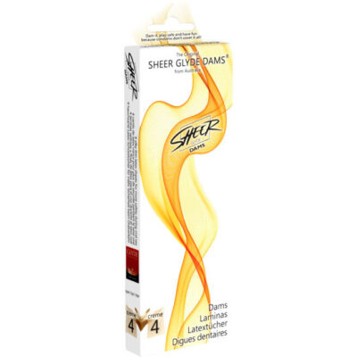 SHEER GLYDE - DAMS LAMINAS LATEX SEXE ORAL VANILLE -