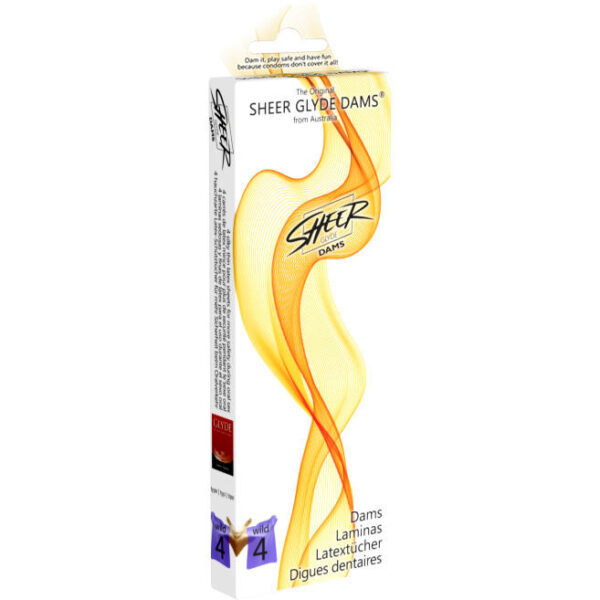 SHEER GLYDE - DAMS LAMINAS LATEX SEXE ORAL MÛRES SAUVAGES -