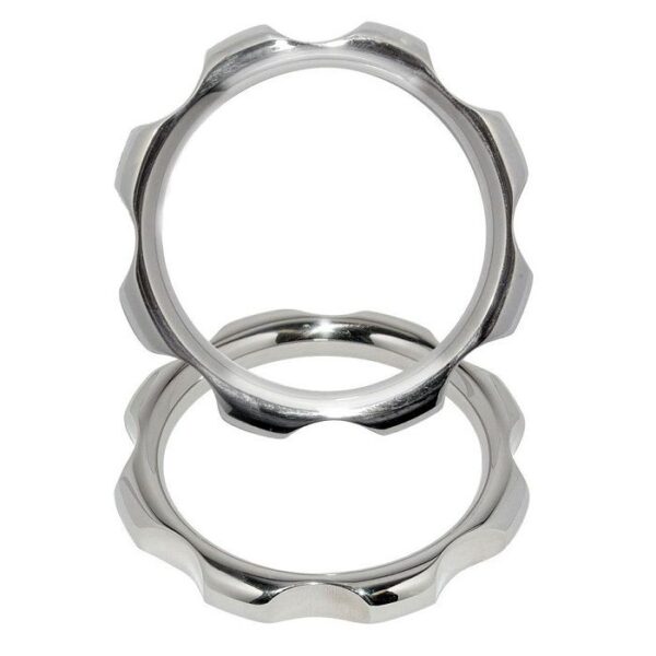 METAL HARD - ANNEAU DE TORQUE EN POUR PÉNIS ET TESTICULES 45MM - – Image 2