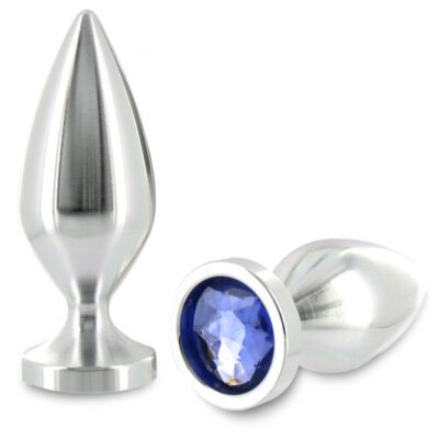 METAL HARD - PLUG ANAL COULEUR CRISTAL DALIMINUM PETIT 5.71 CM -