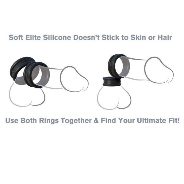 FANTASY C-RINGZ - BAGUES EN SILICONE MAX / LARGE -