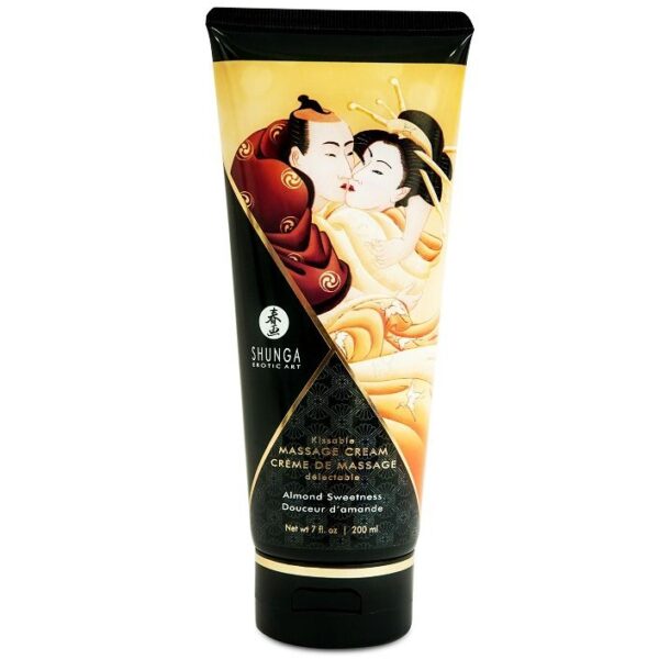 SHUNGA - CRÈME DE MASSAGE AUX AMANDES DOUCES 200 ML -