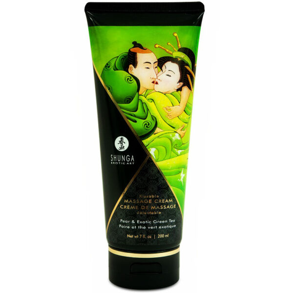 SHUNGA - CRÈME DE MASSAGE POIRE & THÉ VERT 200 ML -