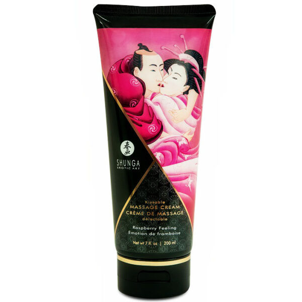 SHUNGA - CRÈME DE MASSAGE FRAMBOISE 200 ML -