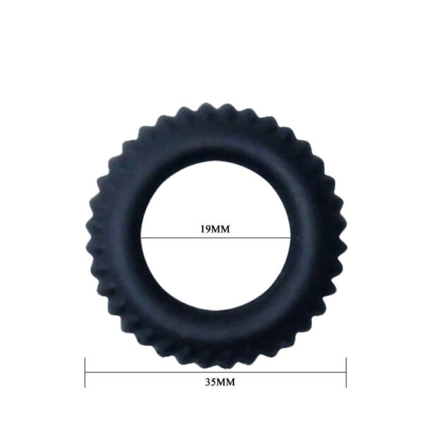 BAILE - COCKRING TITAN NOIR 1.9 CM - – Image 4
