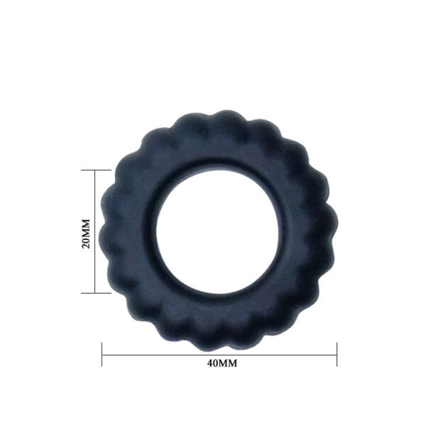 BAILE - COCKRING TITAN NOIR 2 CM - – Image 4