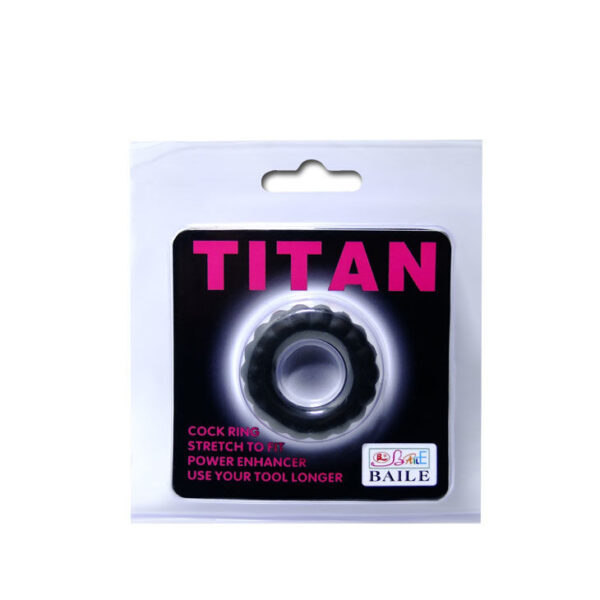 BAILE - COCKRING TITAN NOIR 2 CM - – Image 5