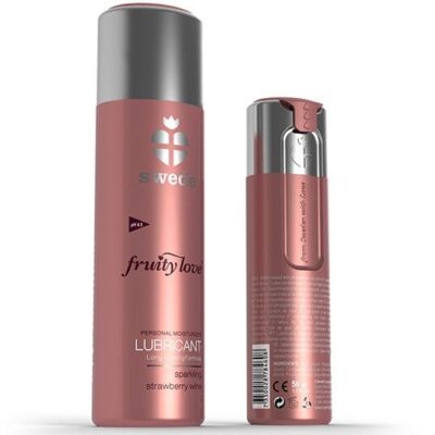 SWEDE - FRUITY LOVE LUBRIFIANT VIN MOUSSEUX FRAISE 100 ML -