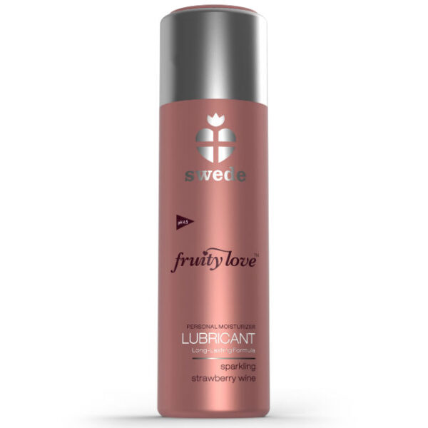 SWEDE - FRUITY LOVE LUBRIFIANT VIN MOUSSEUX FRAISE 50 ML - – Image 2