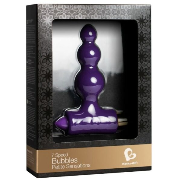 ROCKS-OFF - STIMULATEUR ANAL PETITE BULLES - LILAS - – Image 2