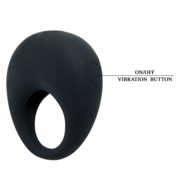 PRETTY LOVE - ANNEAU VIBRATEUR TRAP NOIR - – Image 6