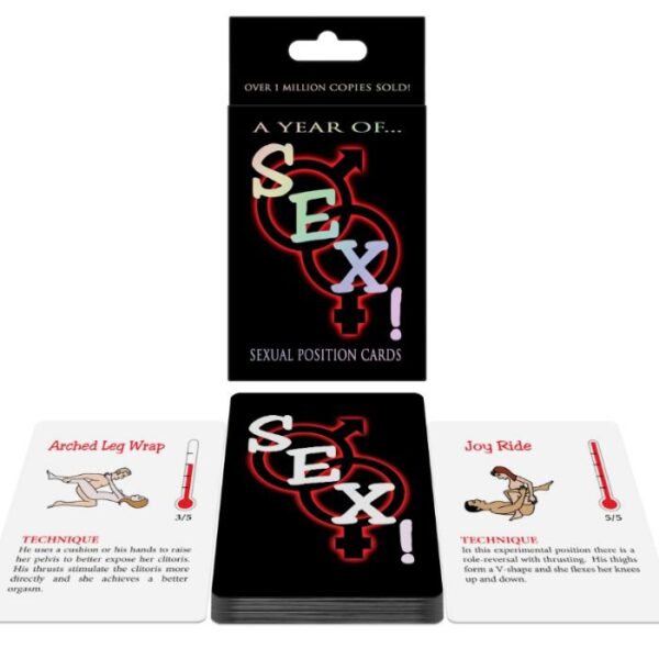 KHEPER GAMES - CARTES DE POSITION SEXUELLE UN AN DE... SEXE ! -