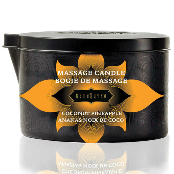 KAMASUTRA - BOUGIE DE MASSAGE COCO ET ANANAS 170GR -