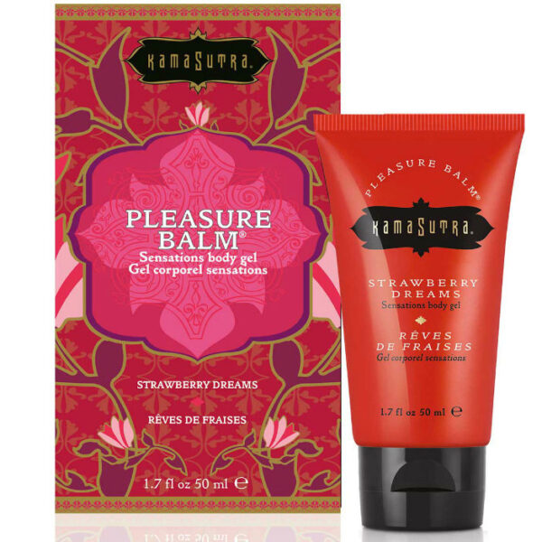 KAMASUTRA - BAUME DE PLAISIR STIMULANT SAVEUR RÊVES DE FRAISE 50ML -