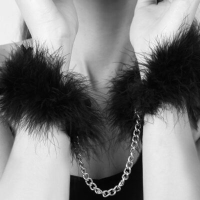 BIJOUX - ZA ZA ZU MENOTTES PLUME -