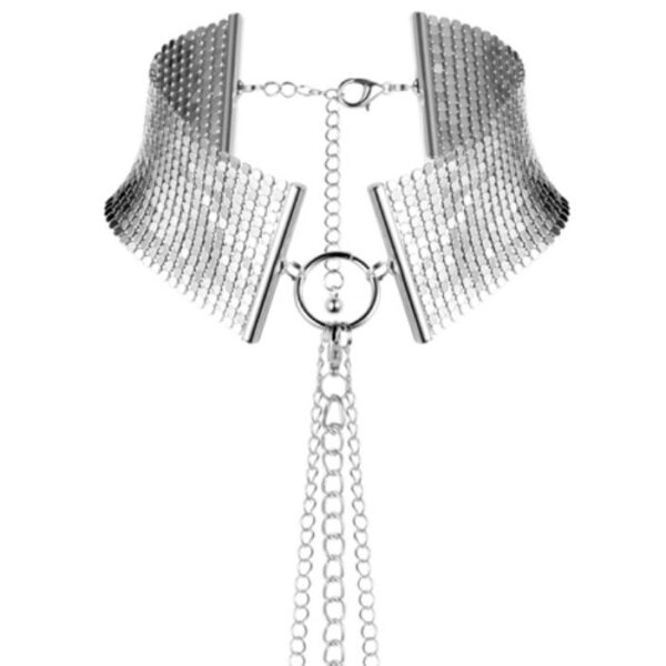 BIJOUX - DÉSIR MÉTALLIQUE COLLIER MÉTALLISÉ ARGENT - – Image 2