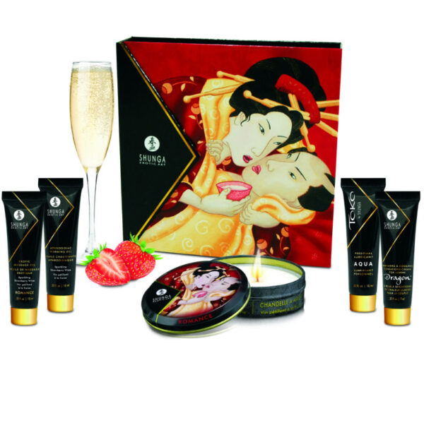 SHUNGA - KIT SECRET GEISHA FRAISES ET CAVA -