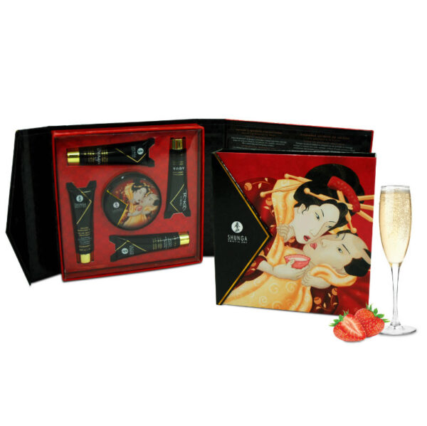 SHUNGA - KIT SECRET GEISHA FRAISES ET CAVA - – Image 2