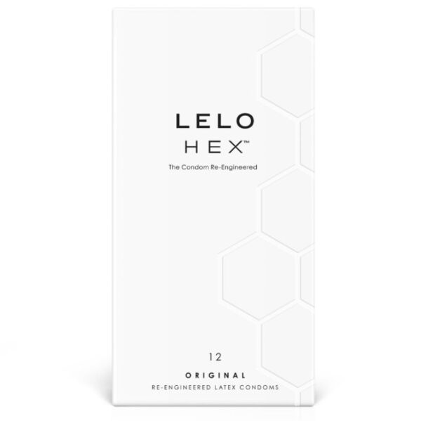 LELO - BOÎTE DE PRÉSERVATIFS HEX 12 UNITÉS -