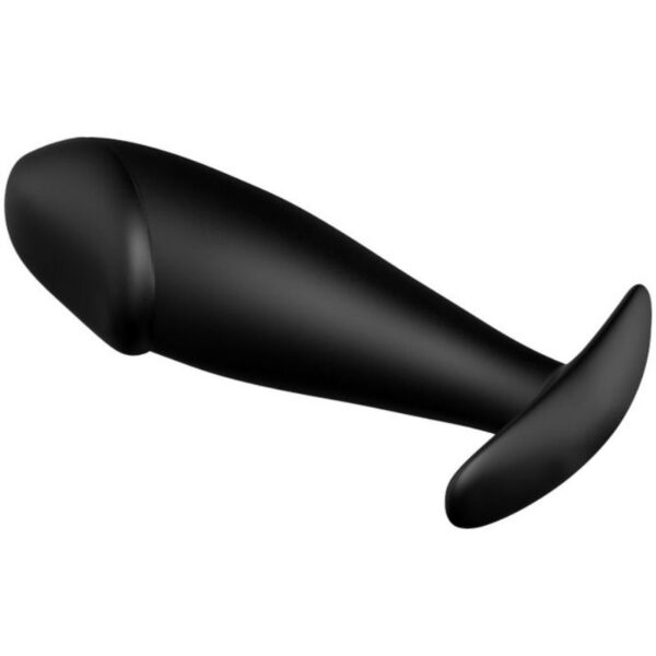 PRETTY LOVE - PLUG ANAL FORME DE PÉNIS EN SILICONE NOIR - – Image 3