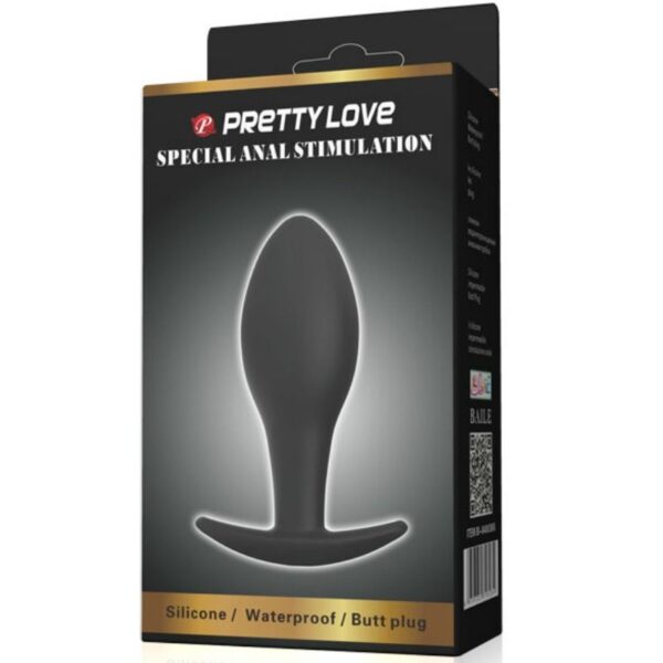 PRETTY LOVE - PLUG ANAL ANCRE EN SILICONE 8.5 CM NOIR - – Image 6
