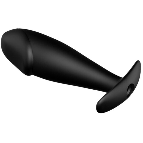 PRETTY LOVE - PLUG ANAL EN SILICONE FORME PÉNIS ET 12 MODES DE VIBRATION NOIR - – Image 3