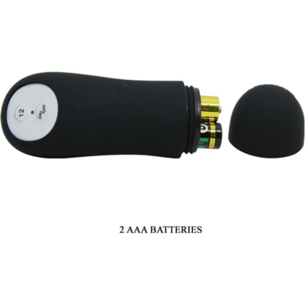 PRETTY LOVE - PLUG ANAL EN SILICONE FORME PÉNIS ET 12 MODES DE VIBRATION NOIR - – Image 6