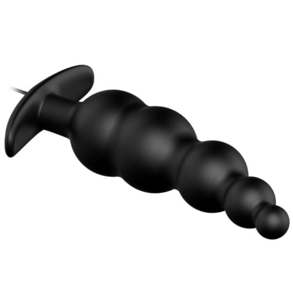 PRETTY LOVE - PLUG ANAL SILICONE EXTRA STIMULATION ET 12 MODES DE VIBRATION NOIR - – Image 4