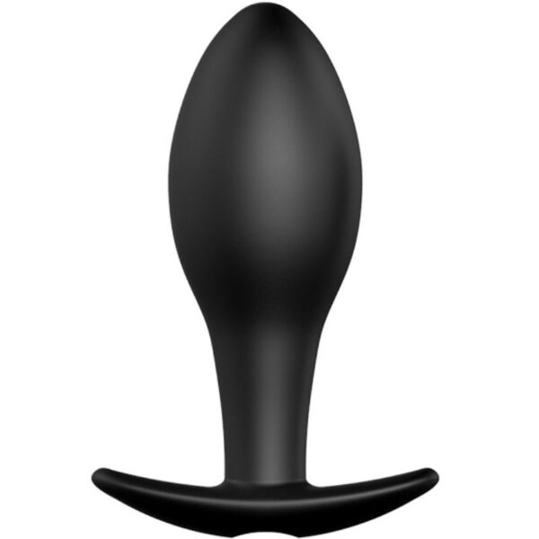 PRETTY LOVE - PLUG ANAL FORME DANCRE SILICONE 12 MODES DE VIBRATION NOIR -