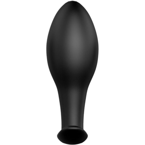 PRETTY LOVE - PLUG ANAL FORME DANCRE SILICONE 12 MODES DE VIBRATION NOIR - – Image 4