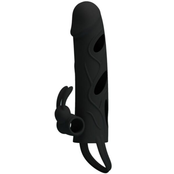 PRETTY LOVE - HOUSSE EN SILICONE AVEC VIBRATION 14 CM 1.0 - – Image 2