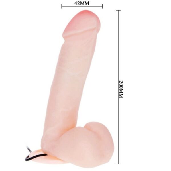 BAILE - DE GODE RÉALISTE AVEC VIBRATION 20 CM - – Image 4
