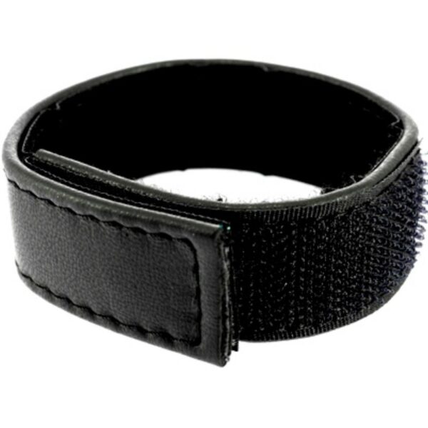 LEATHER BODY - BITE ET SANGLE DE BOULE VELCROED RÉGLABLE - NOIR -