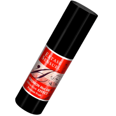 EXTASE SENSUAL - HUILE DE MASSAGE EFFET THERMIQUE AUX PHÉROMONES DE FRUITS DE LA PASSION 30 ML -