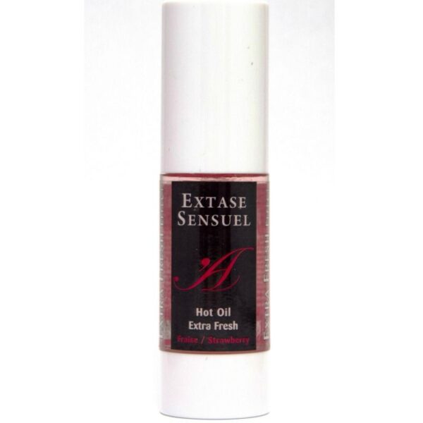 EXTASE SENSUAL - HUILE DE MASSAGE EFFET FRAISE EXTRA FRAÎCHE 30 ML - – Image 2