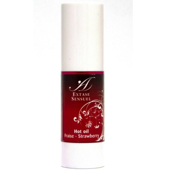 EXTASE SENSUAL - HUILE STIMULANTE CHALEUR FRAISE 30 ML - – Image 3