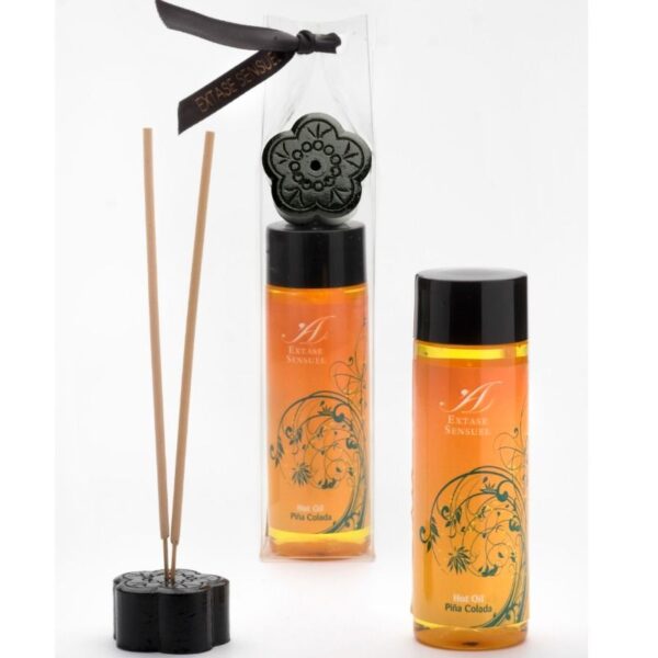 EXTASE SENSUAL - HUILE STIMULANTE DE CHALEUR PIÑA COLADA 100 ML -