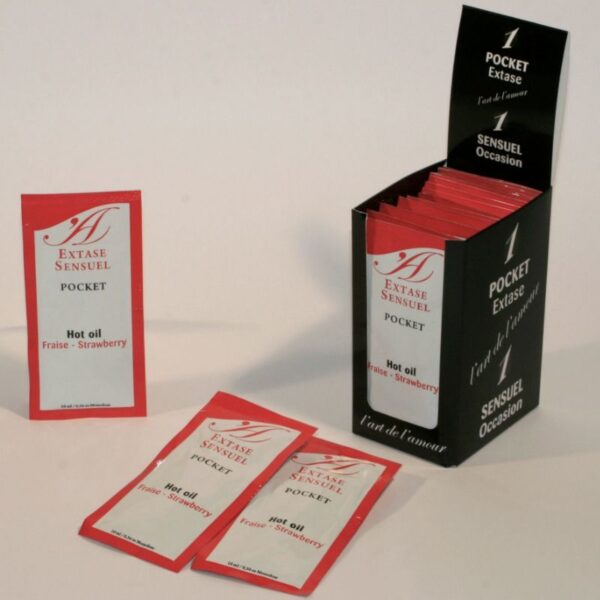 EXTASE SENSUAL - HUILE STIMULANTE DE FRAISE 10 ML - – Image 2