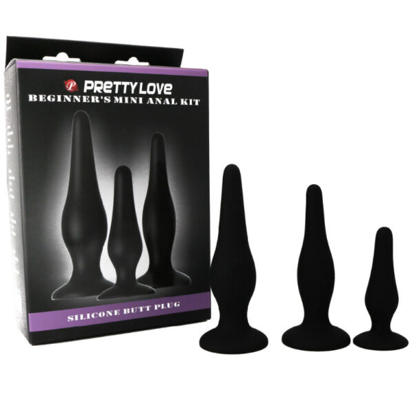 PRETTY LOVE - KIT DINITIATION EN SILICONE POUR PLUGS ANAL - – Image 4