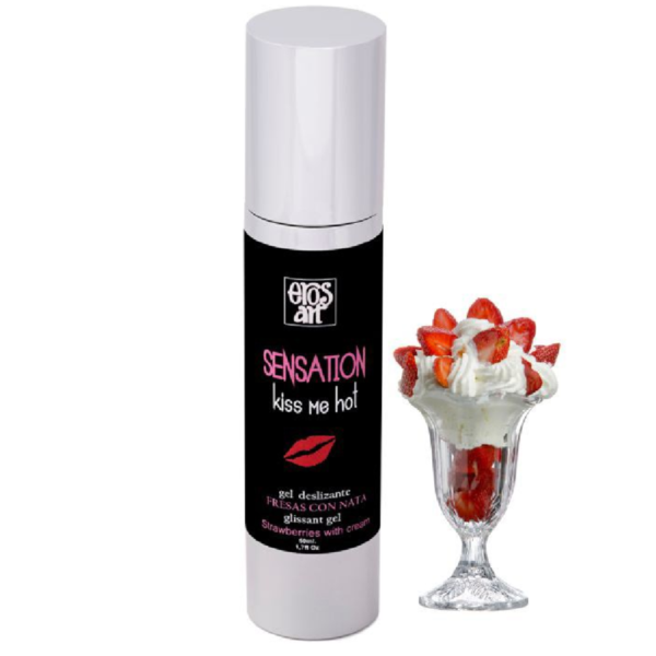 EROS-ART - SENSATTION LUBRIFIANT NATUREL FRAISES  LA CRÈME 50 ML -