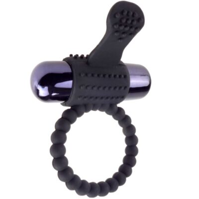 FANTASY C-RINGZ - ANNEAU VIBRANT EN SILICONE NOIR FANTASY C-RING -